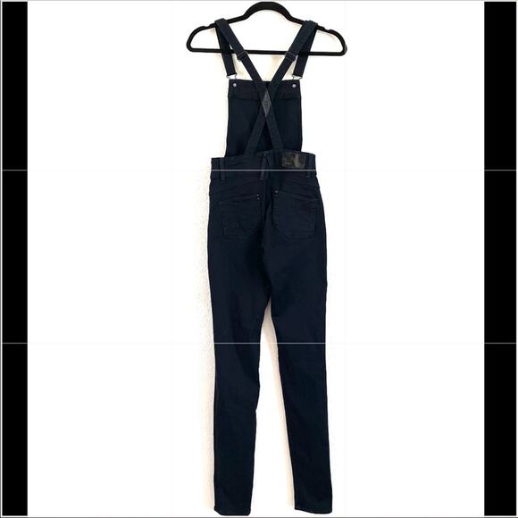 NWT G-STAR RAW Sz 25 x 29 Women’s LYNN HIGH WAIST SKINNY OVERALL JEANS Stretch - Picture 3 of 13